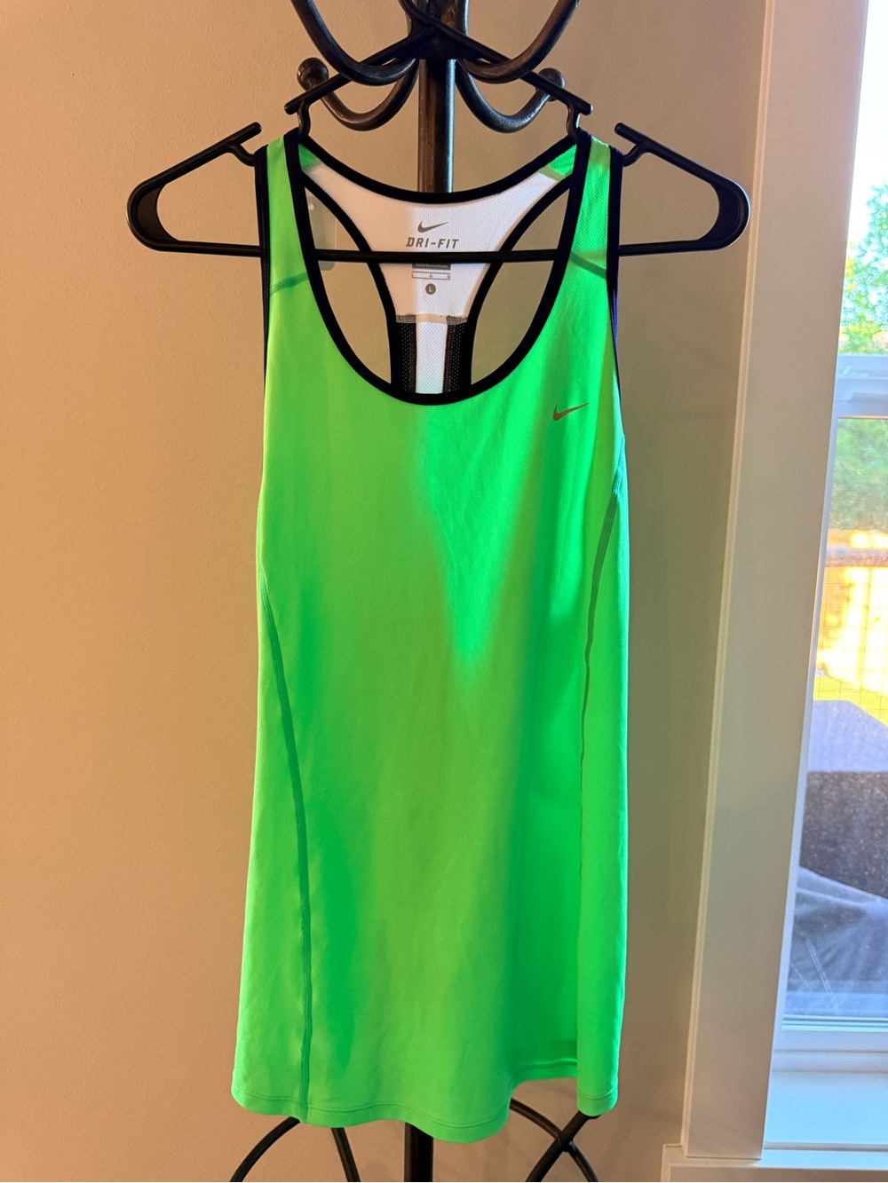 Nike Dri-FIT Women's Neon Green Racerback Tank Top
